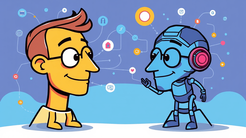 클로드, 제미나이 활용법: AI 툴 활용 전략 (cartoon 스타일)