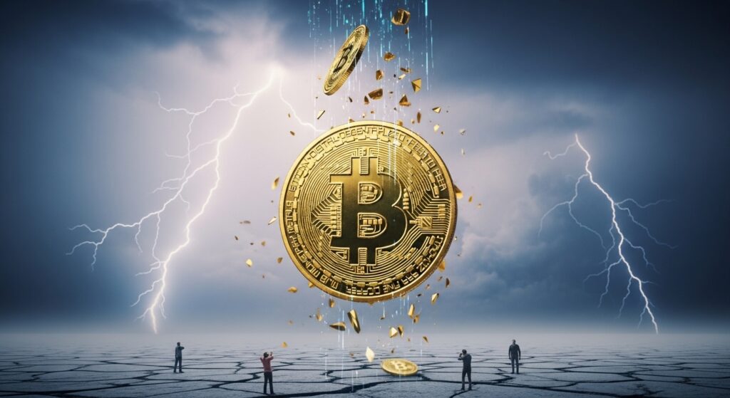 비트코인 1억 붕괴 장면