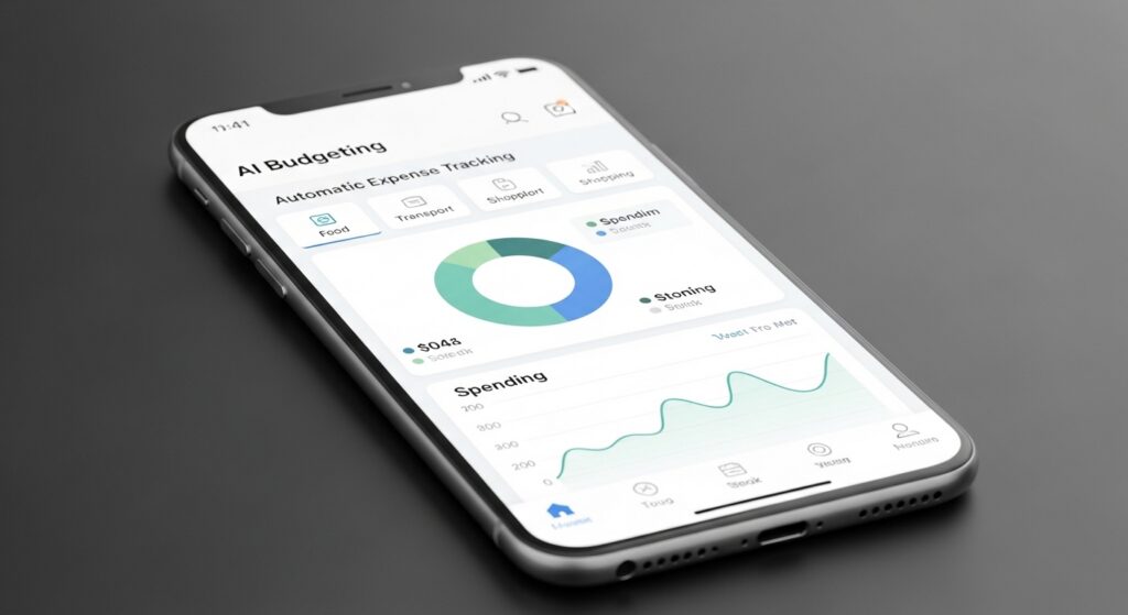 AI 가계부 자동화 소비 분석 화면