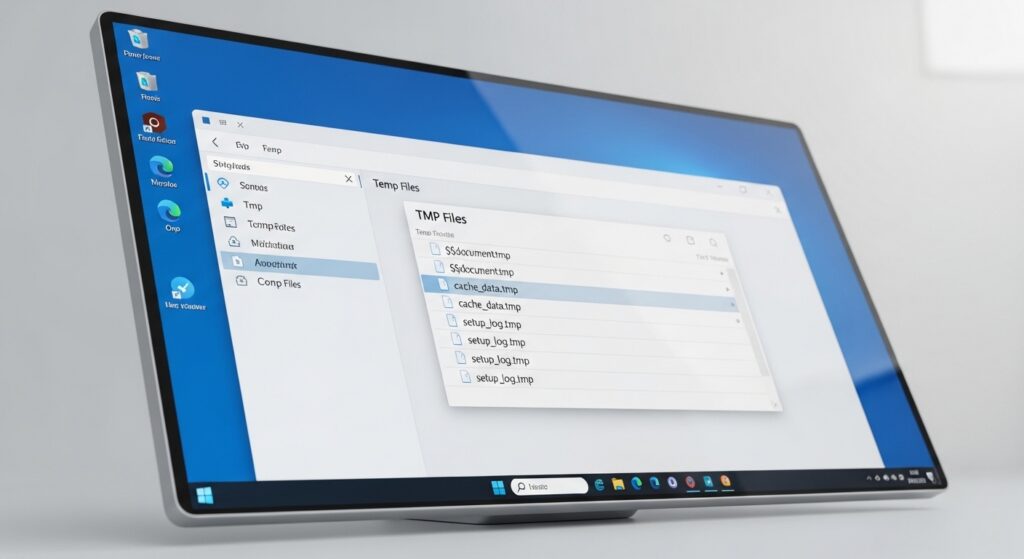 tmp 파일 삭제 방법과 윈도우 임시파일 정리 설명 이미지